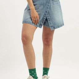 United Colors of Benetton Pure Cotton A-Line Mini Skirt-image-42