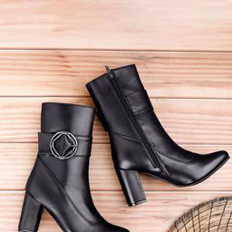 Bxxy High-Top Block Pumps with Buckles-11