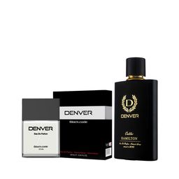 Denver Men Set of Black Code EDP & Hamilton Calaiber EDP-80