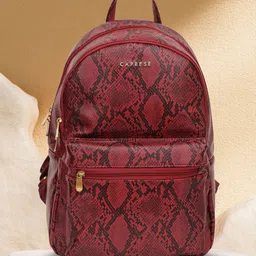 Caprese Women Textured Backpack-image-98
