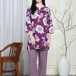 Kanvin Women Printed Night suit-picture-57