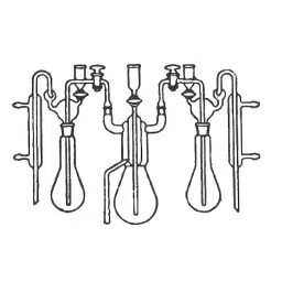 ABGIL Micro Kjeldhal Distillation Apparatus Improved Kemmer Hallet Double Stage Borosilicate Glass, MKDA-268-02 image 1