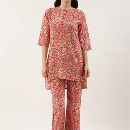 Clt s Floral Printed Night Suit-image-5