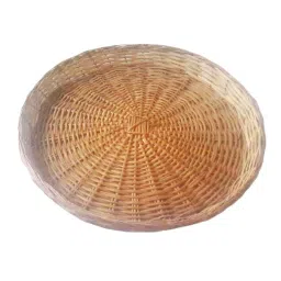 All India Handicrafts Cane Round Basket 18 Inch-image-15