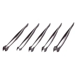 AS ONE Flat Tweezers 125 mm, No.4WL-image-41