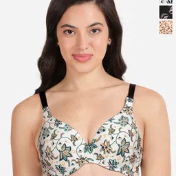 shyaway Floral Bra Medium Coverage Underwired Lightly Padded-image-58