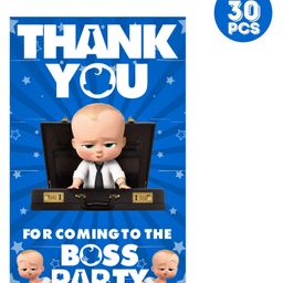 Zyozi Boss Baby Thank You for Coming Gift Tags for Birthday- Pack of  30-image-54