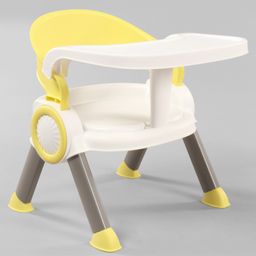 Baby Chair with Removable Tray & High Backrest - Yellow-28