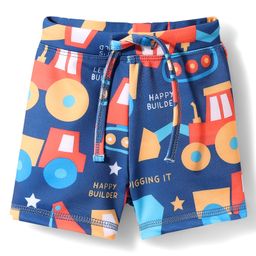 Babyhug Water Repellant Swimming Trunk - Navy Blue-image-65