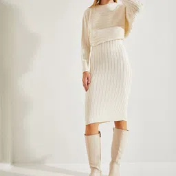 BIANCO LUCCI Top With Skirt Co-Ords-image-87