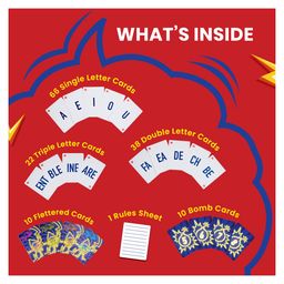 Binca Fletter Fuse Word Game | Fun Word Card Game for All | Family Game for Kids | Test Your Vocabulary | Advanced Version of Fletter image 2