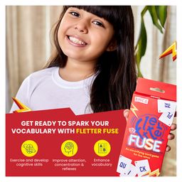 Binca Fletter Fuse Word Game | Fun Word Card Game for All | Family Game for Kids | Test Your Vocabulary | Advanced Version of Fletter image 3