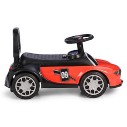 fab n funky Car Shape Manual Push Ride On With Storage - Red image 4