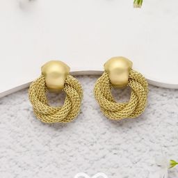 EVERSTYLISH Knotted Elegance Contemporary Shaped Studs-57