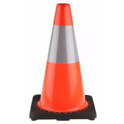 RS PRO Weighted Orange, White 450 mm PVC Traffic Cone, 8400644-image-28