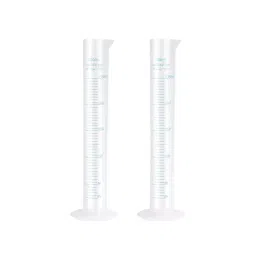 Bello Measuring Cylinder 250 ml Blue Printed Graduation (Set of 2)-43