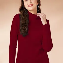 ODETTE Women High Neck Top-image-88
