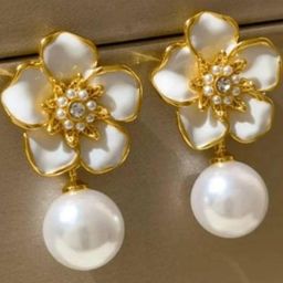 Amrav Floral Drop Earrings-image-57