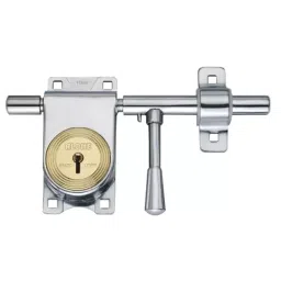 ALONE LOCKS Aldrop Latch Door Lock with 3 Keys and Heavy Duty Rod for Home Office-29