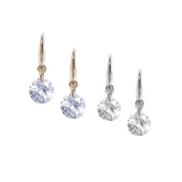 OOMPH Gold-Toned & Silver-Toned Circular Drop Earrings-image-55