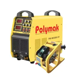 POLYMAK Single Phase MIG Welding Machine 15.1 kW Power Electric Corded Yellow & Black, PM-MIG500-DY-picture-12