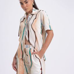 SZN Striped Shirt & Shorts Co-Ord Set-image-38