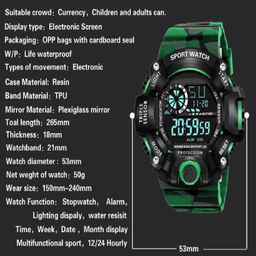 Hala Men Solid Round Tang Regular Digital Watch-G90-2 image 2