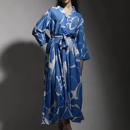 Dora Dori Floral Printed Fit and Flare Midi Dress-image-20