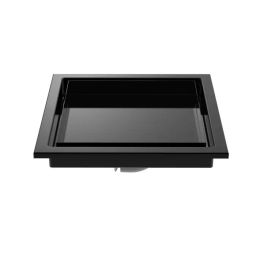 Hekken Floor Drain Aster Series 150x150 mm Brush Black Finish Stainless Steel, hék-Aster-MB-picture-20