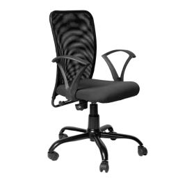 Valley Green Padded Cushion Tilt Mechanism 41.5x23.5 inch Sigma Black Mid Back Office Chair-15
