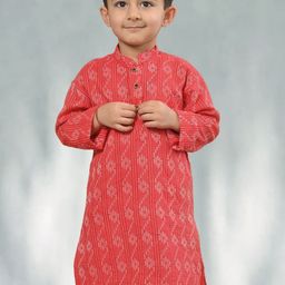 Sangria Boys Cotton Printed Kurta-picture-38