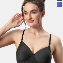 Sonari Pack Of 2 Medium Coverage Lightly Padded T-shirt Bras With All Day Comfort-image-43