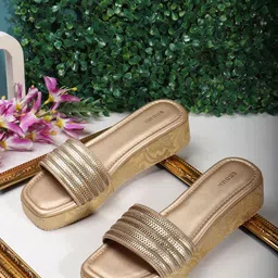 Anouk Embellished Ethnic Wedge Sandals-26