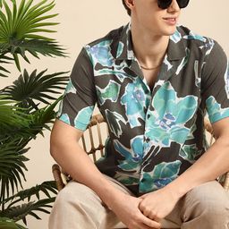 Mast & Harbour Relaxed Fit Opaque Floral Printed Casual Shirt-image-28