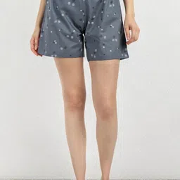 ANJIR Women Printed Regular Fit Shorts-image-50