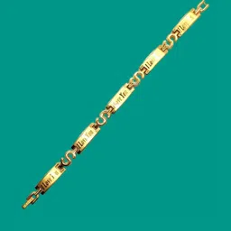 Dynamic Retail Global Men Gold-Plated Stainless Steel Link Bracelet-image-78