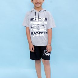 CHANDRIKA Kids-Boys Grey Clothing Set-image-47