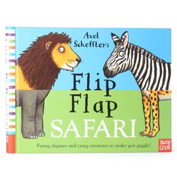 Flip Flap Safari Board Book by Axel Schefflers - English-4