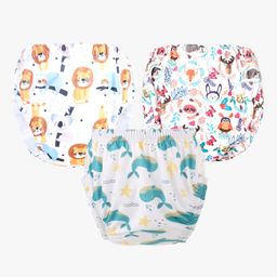 Chinmay Kids Baby Panty Boys and Girls Reusable Washable Printed Panty Pack of 3-image-13