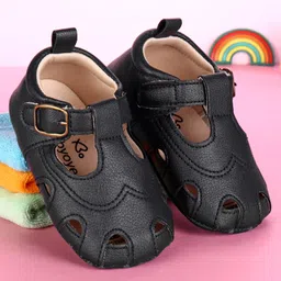Babyoye Booties with Velcro Closure - Navy Blue-picture-24