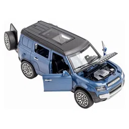 TodFod Diecast Defender Small Toy Car with Openable Doors, Bonnet & Boot Pull Back Action for Kids Alloy Metal Diecast Model-picture-30
