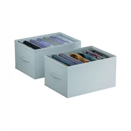 Myntra Elegant Homes Grey 2 Pieces Wardrobe Drawer Organisers-42