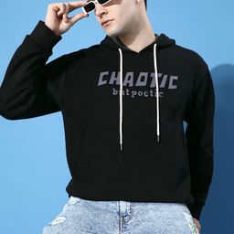 Difference of Opinion Men Typography Printed Fleece Hooded Sweatshirt-image-48