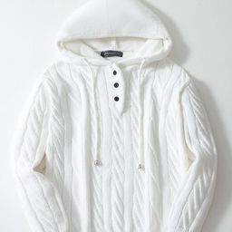 Mast & Harbour Men Cable Knit Pullover-picture-2
