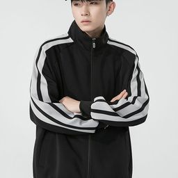 StyleCast x Revolte Men Striped Outdoor Tailored Jacket-32