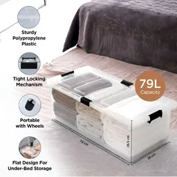 UMAI Grey Set of 1 Regular Drawer Organiser Organisers image 5