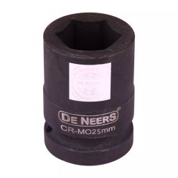 De Neers 25 mm (1) Drive Heavy Duty (Hex) Deep Impact Socket (34 mm), IMP-D-34HD-36