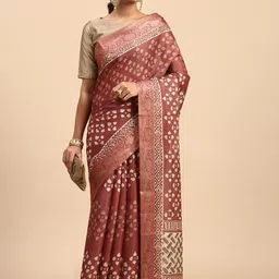 Ramraj Zari Silk Blend Banarasi Saree-image-14