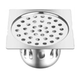 Nirali Arion 5x5inch Satin Stainless Steel Floor Drain-image-20