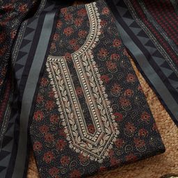 Soch Floral Printed Unstitched Dress Material-image-30
